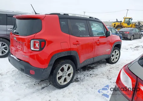 2016 Jeep Renegade Limited z USA, uszkodzony, nr VIN ZACCJBDT0GPD02287